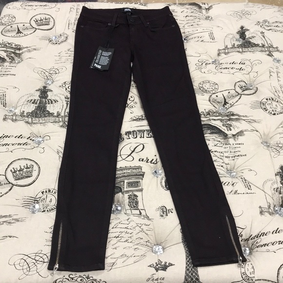 🎁 PAIGE Transcend Verdugo Ankle Zip Skinny Jeans - Picture 3 of 10